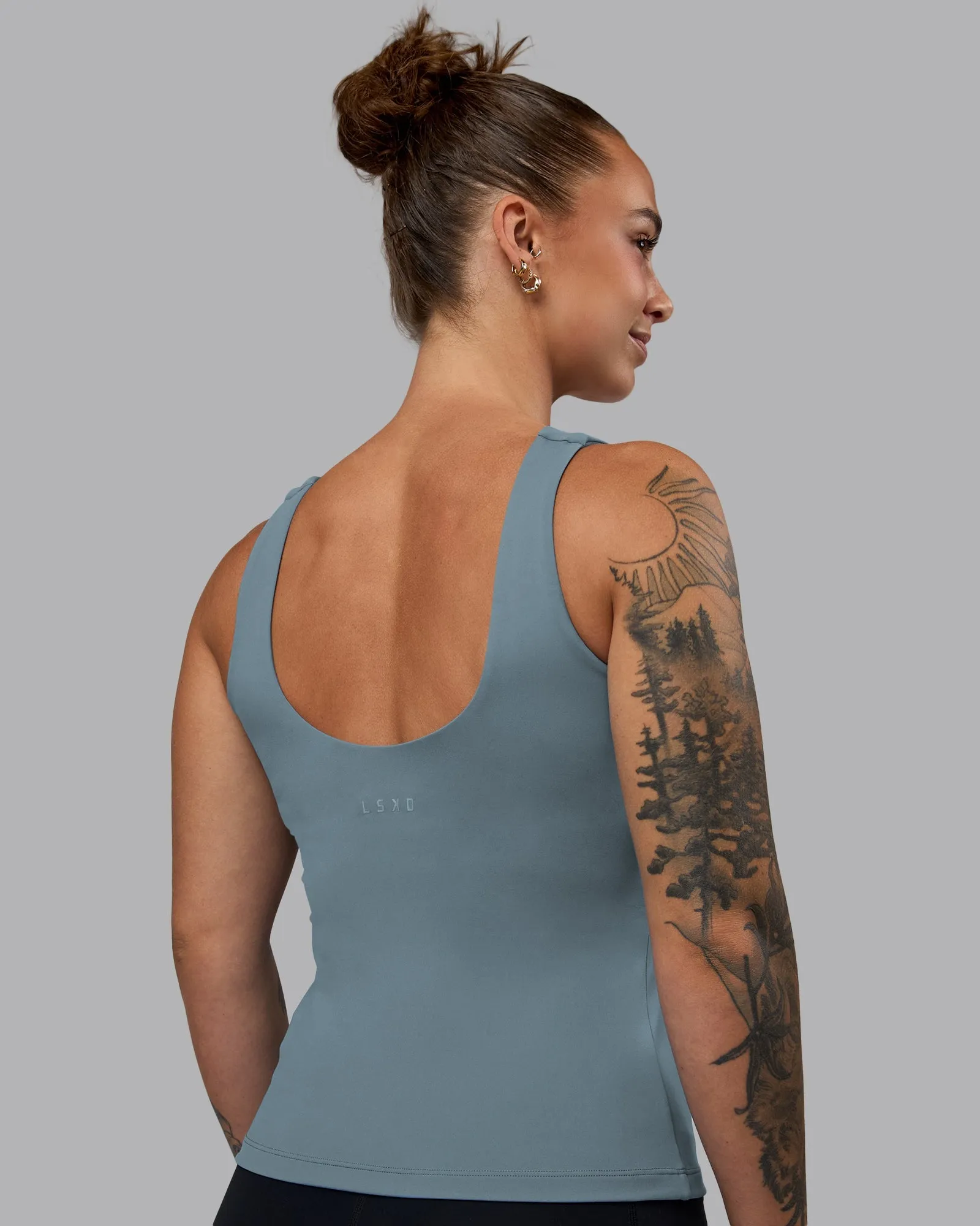 Staple Active Shelf Bra Tank - Elemental Blue