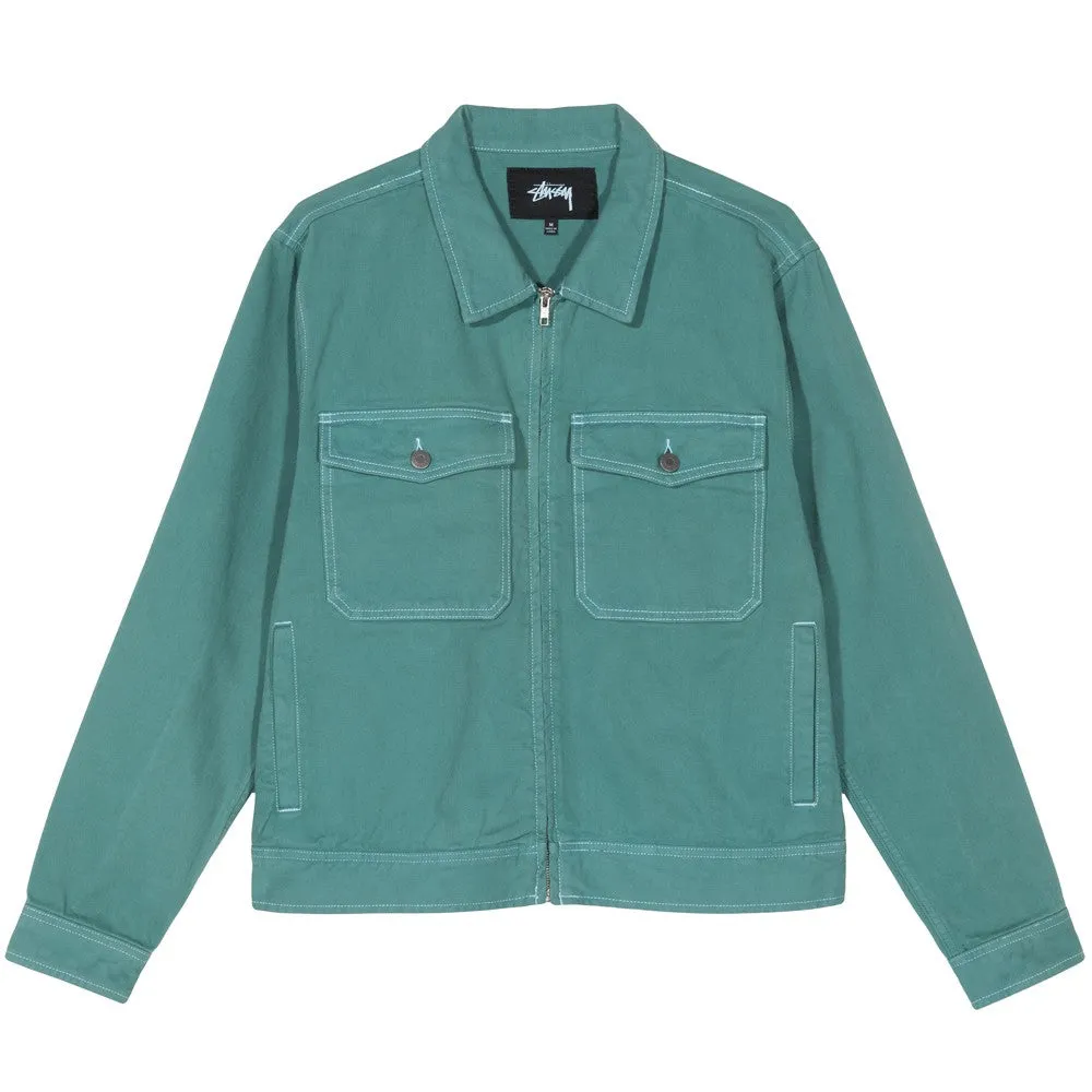 STSSY OVERDYED GARAGE JACKET // MINT