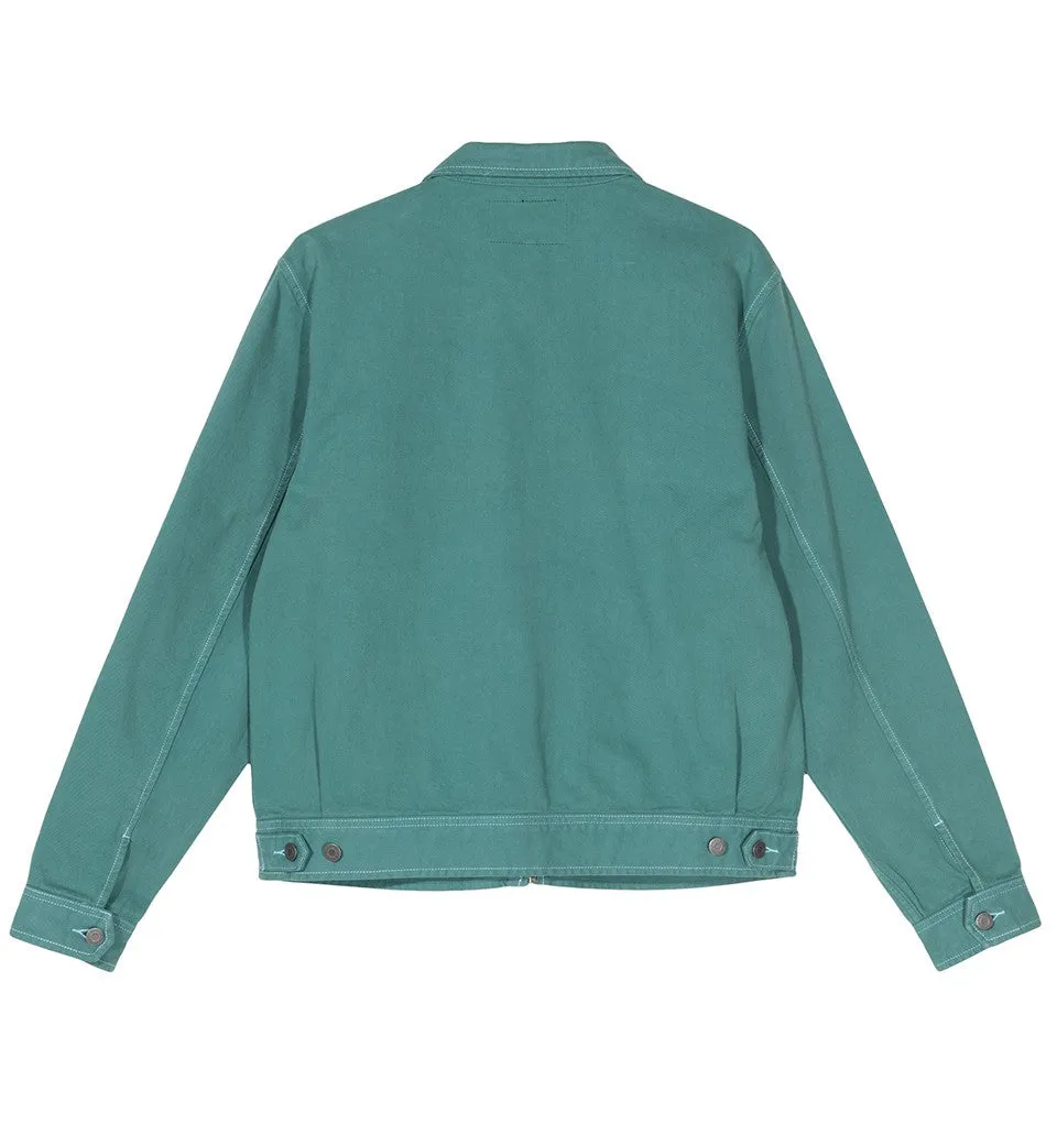 STSSY OVERDYED GARAGE JACKET // MINT