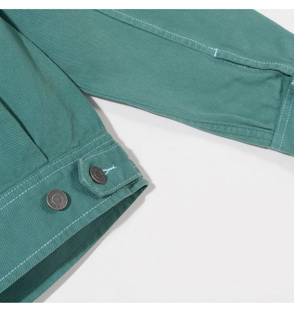 STSSY OVERDYED GARAGE JACKET // MINT