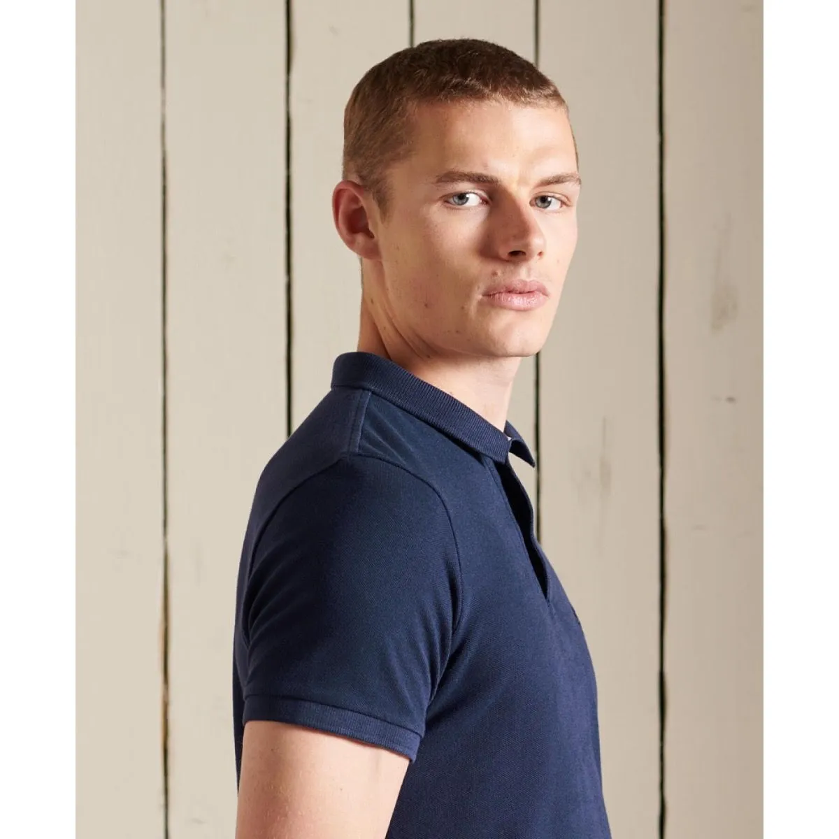 Superdry Classic Essential Logo Polo Shirt Rich Navy