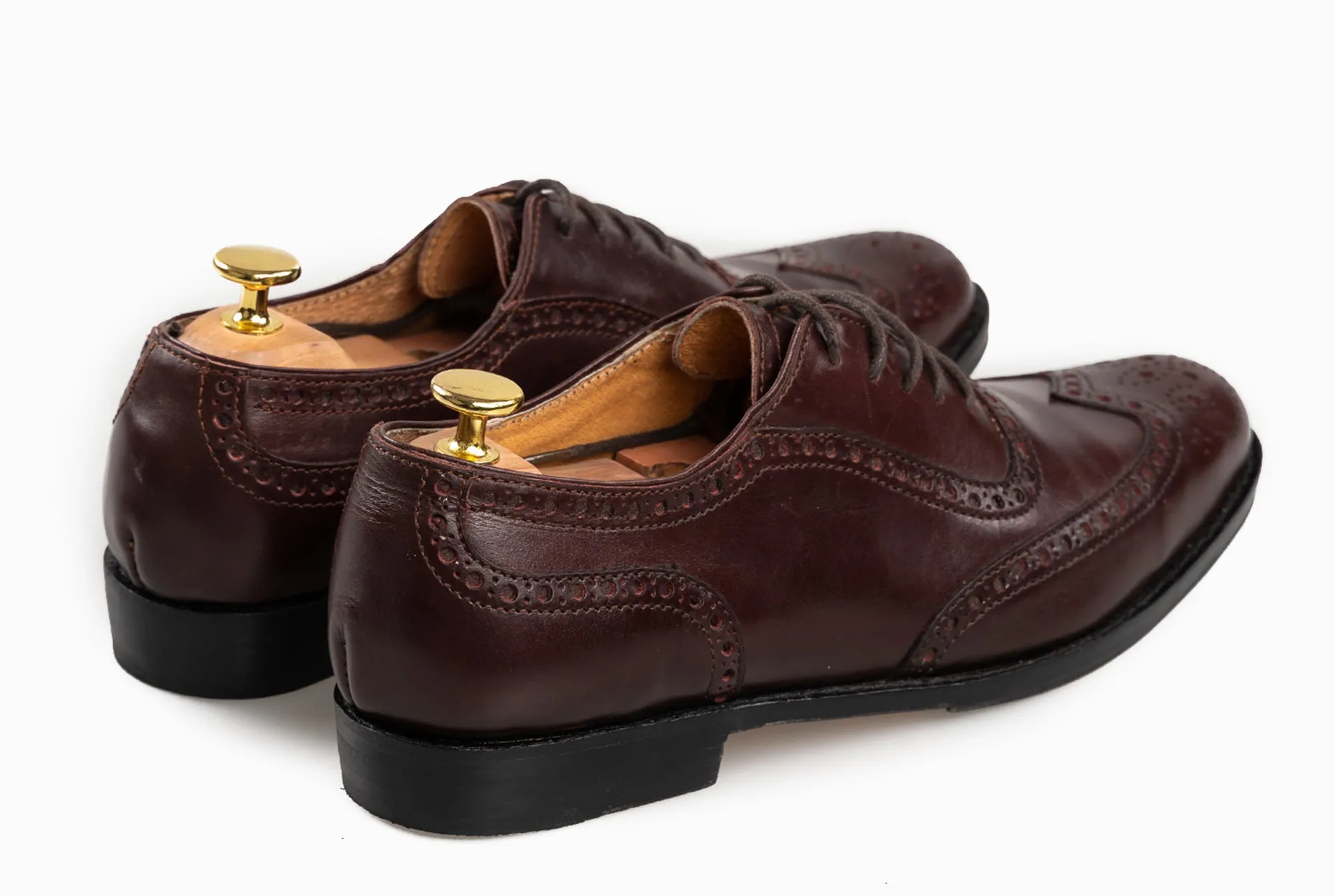 The Grand Wingtip Oxford - Oxblood Burgundy