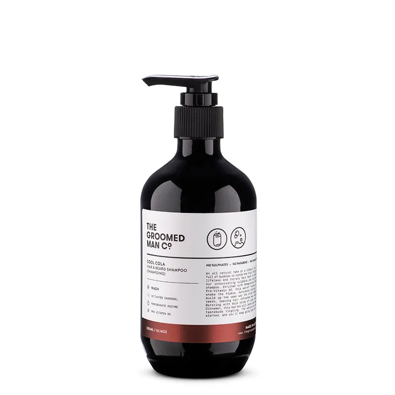 The Groomed Man Co Cool Cola Hair & Beard Shampoo