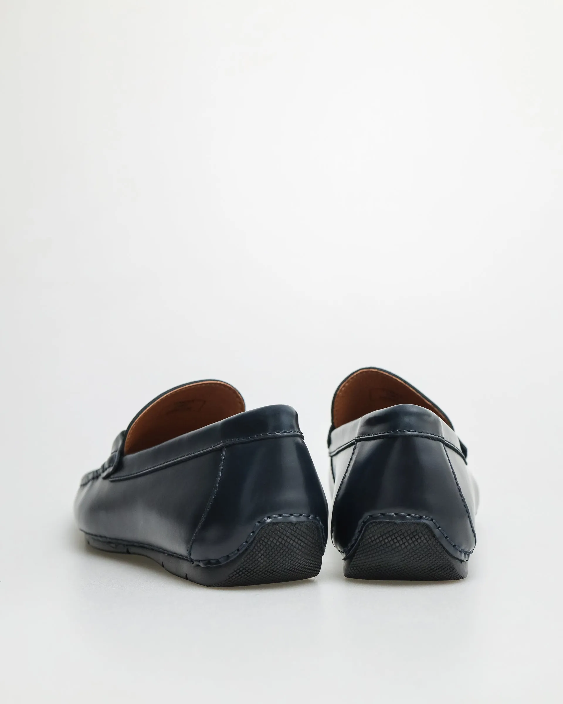 Tomaz C482 Buckle Moccasins (Navy)