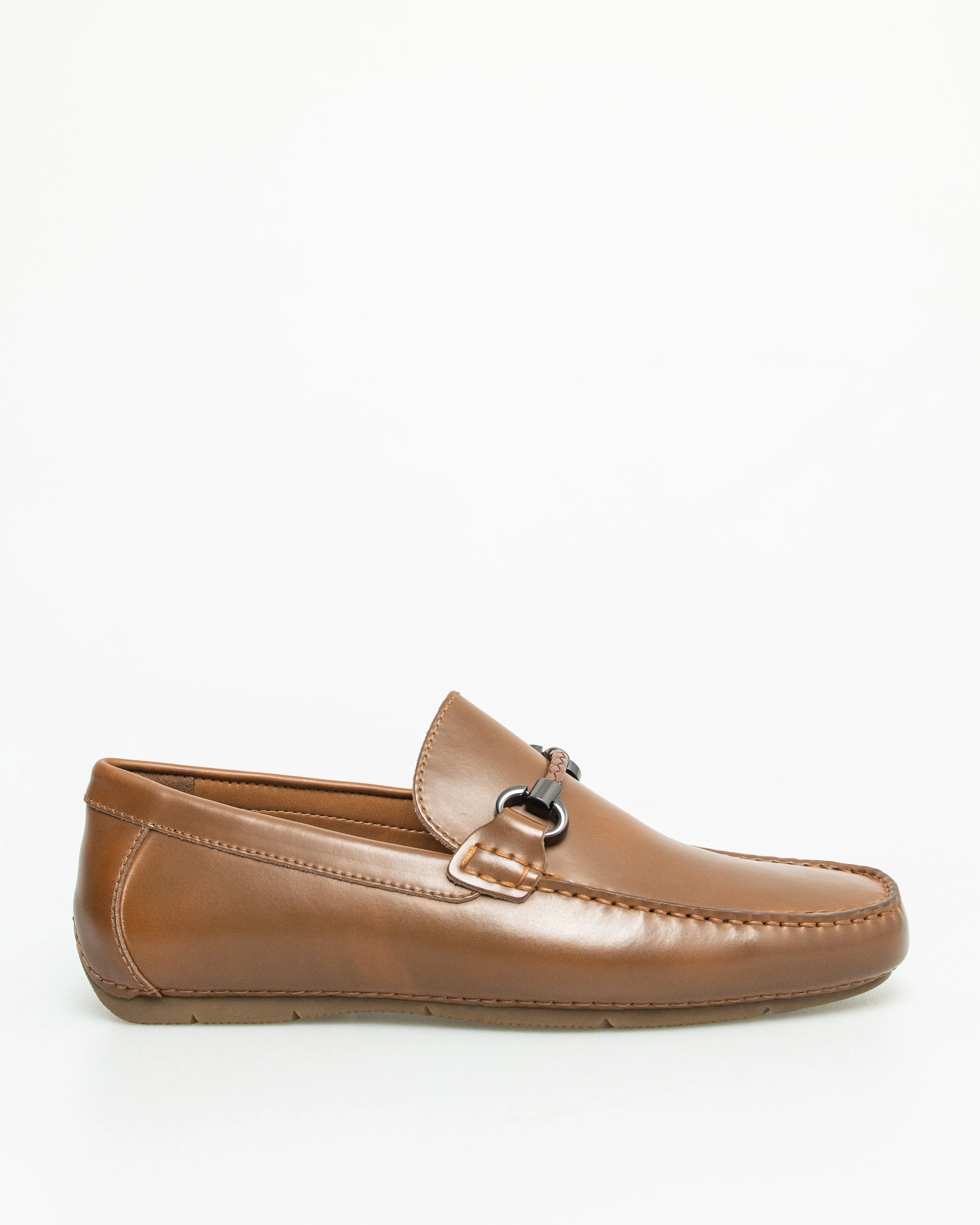 Tomaz C483 Buckle Moccasins (Brown)