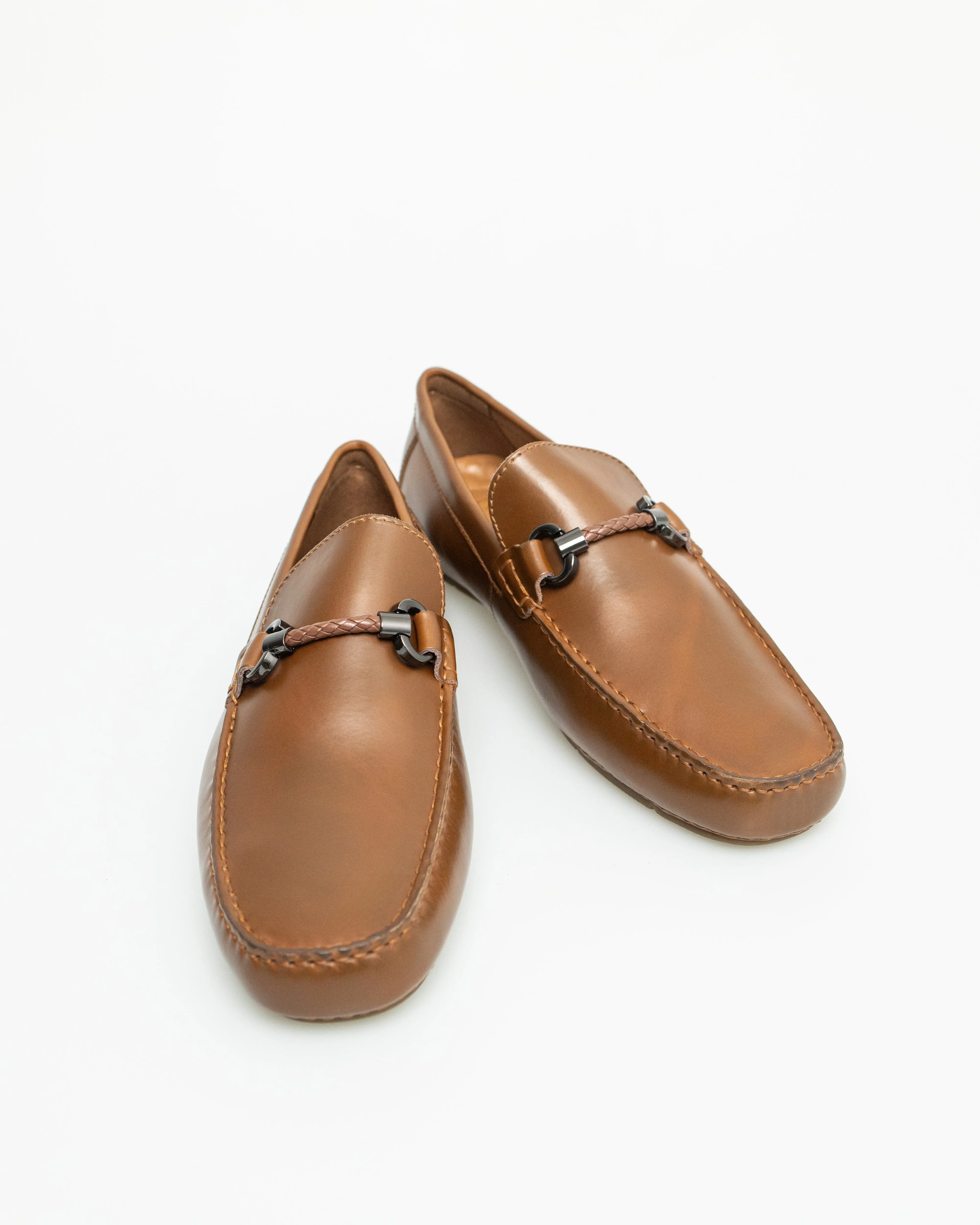 Tomaz C483 Buckle Moccasins (Brown)