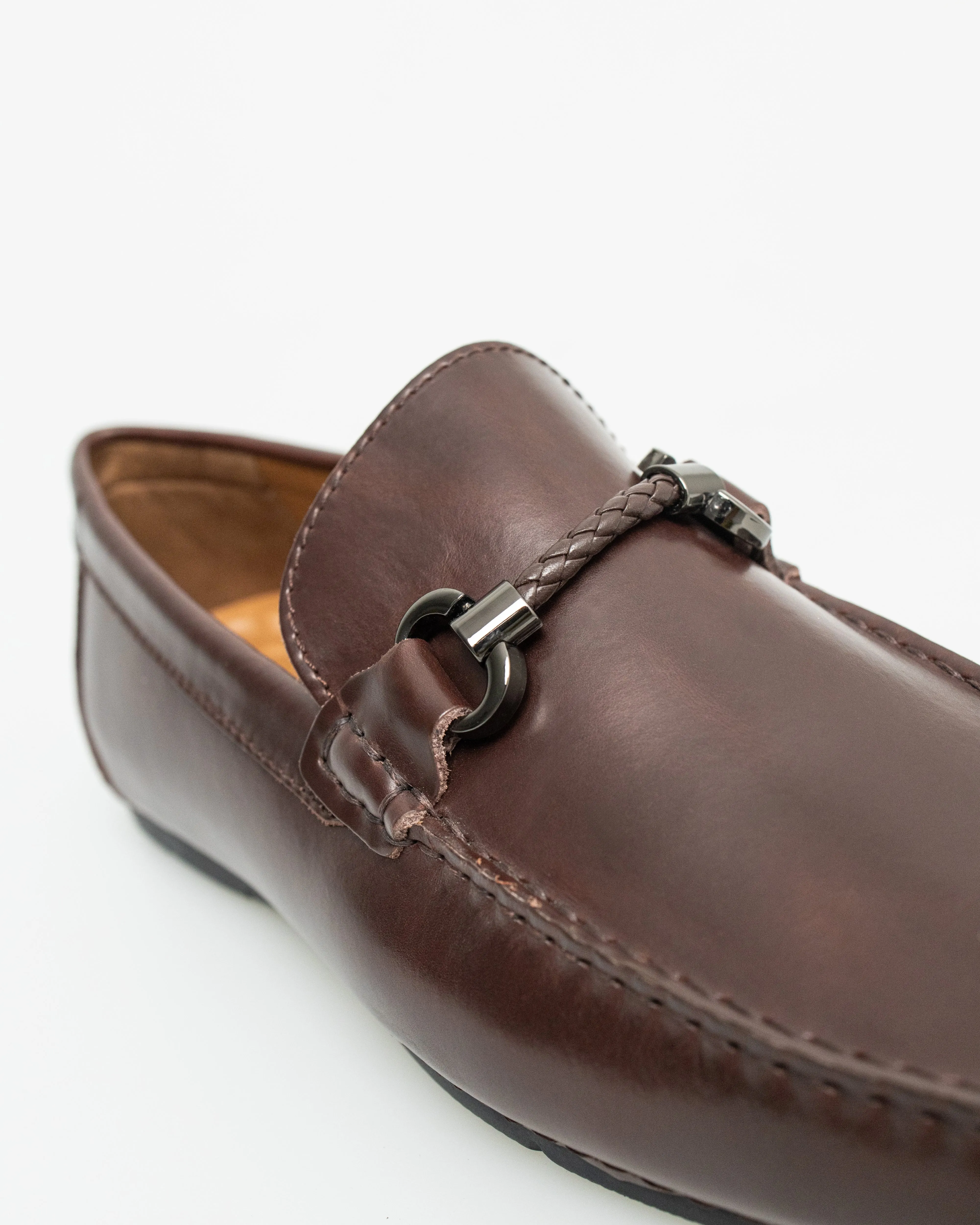 Tomaz C483 Buckle Moccasins (Coffee)