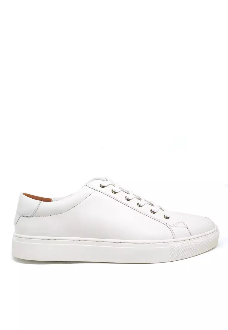 Twenty Eight Shoes White Cow Leather Sneaker 0072