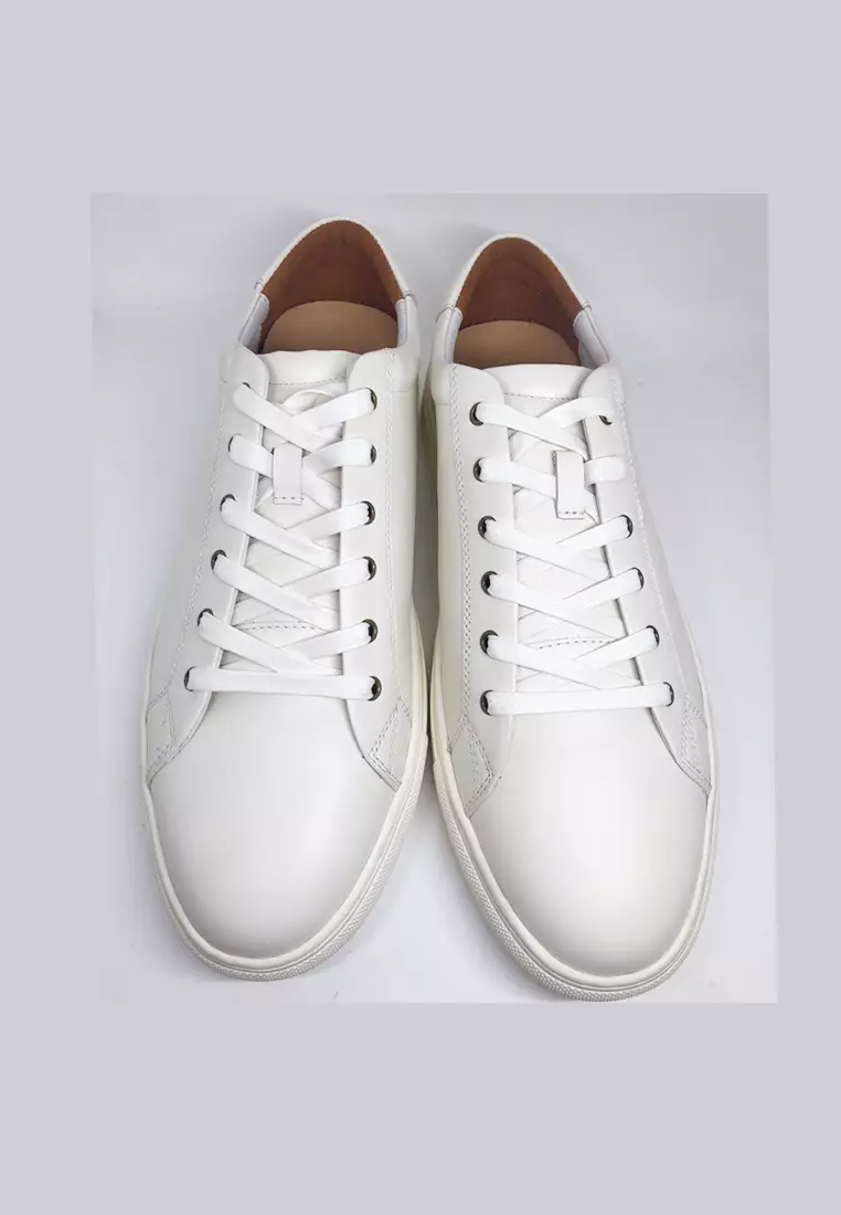 Twenty Eight Shoes White Cow Leather Sneaker 0072