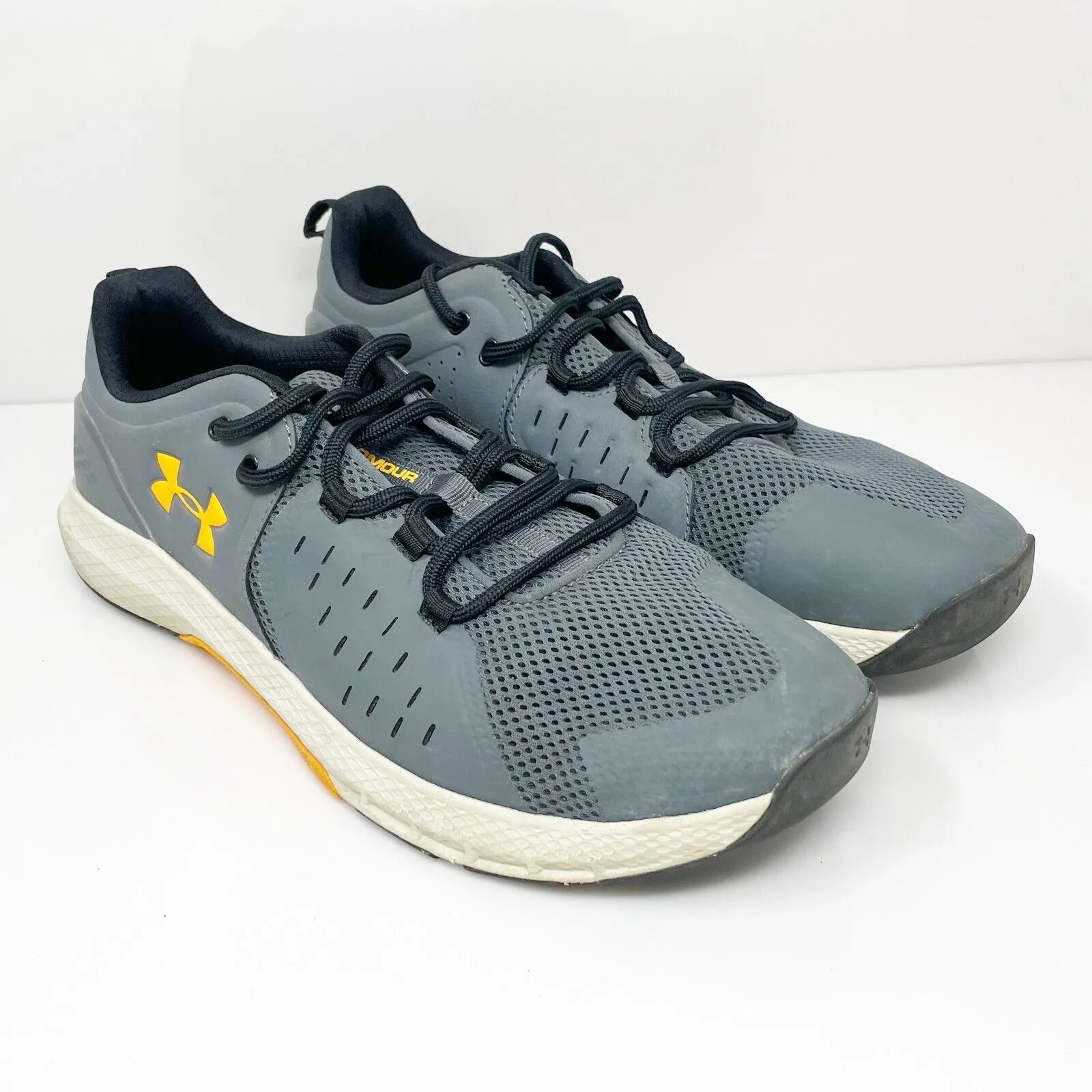 Under Armour Mens Charged Commit TR 2 3022027-105 Gray Running Shoes Sneaker 11