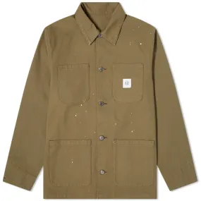 Uniform Experiment Dripping Coverall JacketKhaki