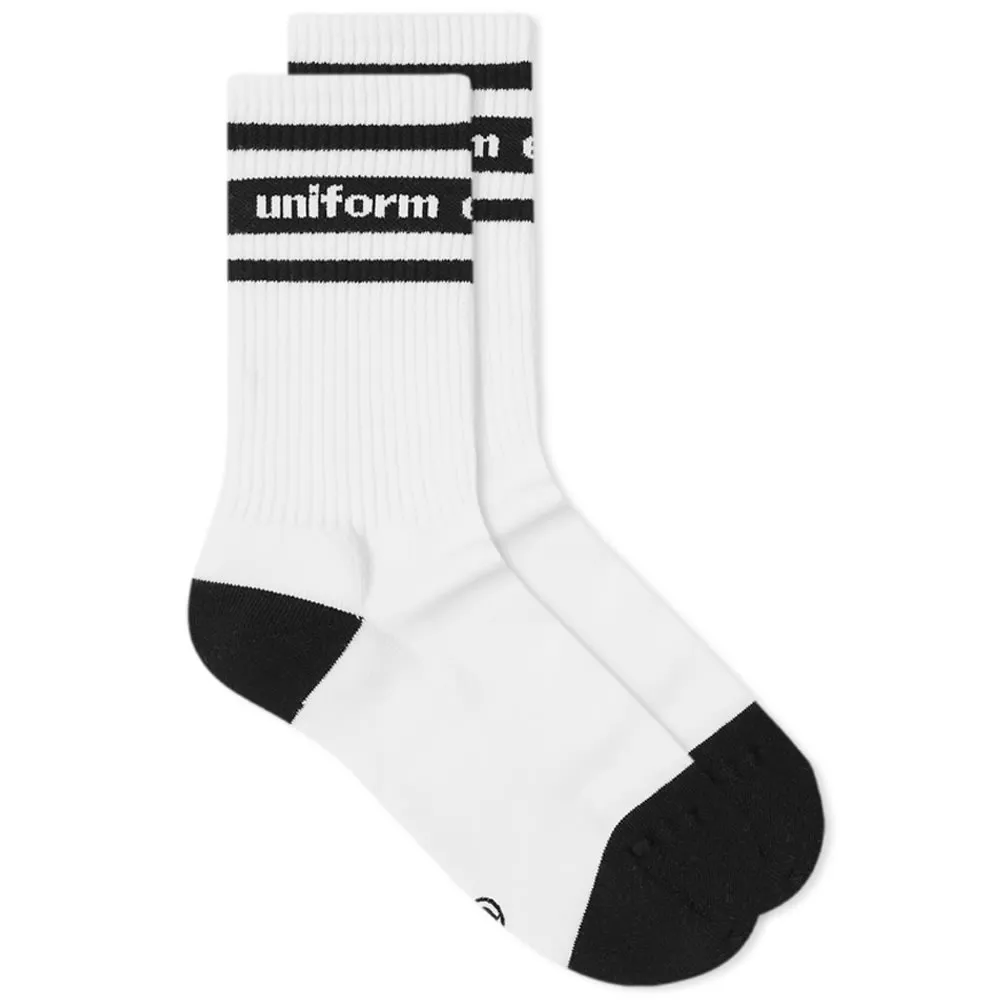 Uniform Experiment Line Regular SockWhite