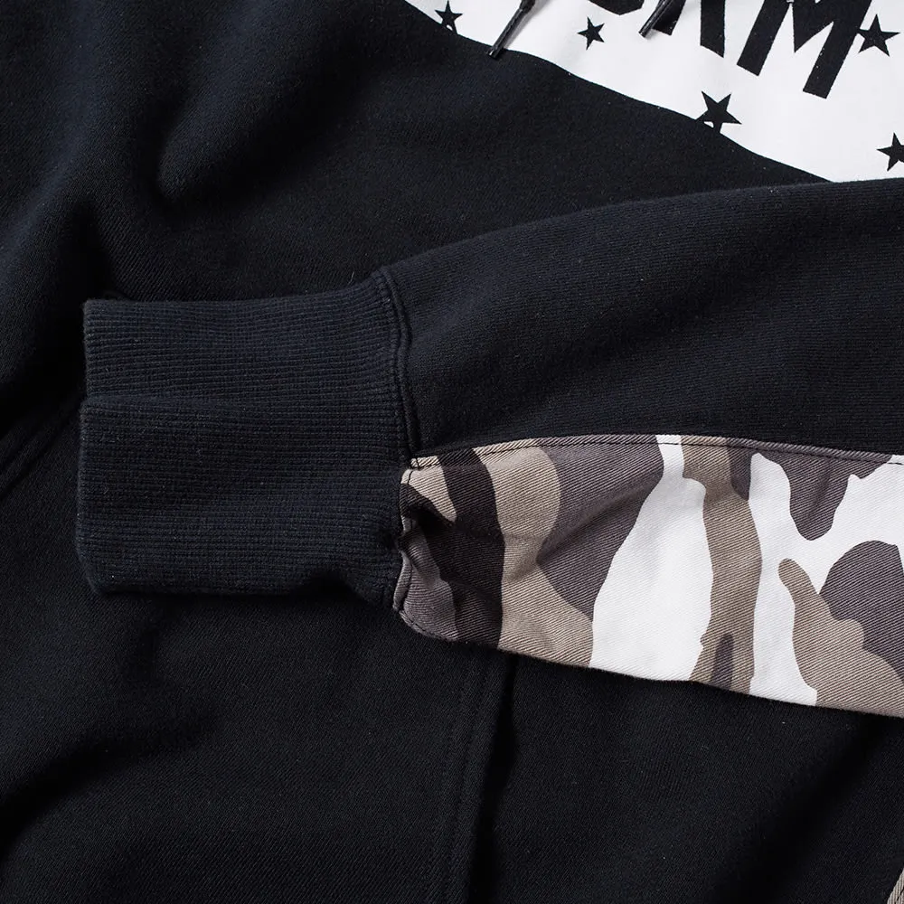 Uniform Experiment Side Panel HoodyBlack & Camo