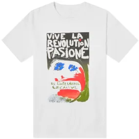 Uniform Experiment Vive La Revolution Pasione Box T-ShirtWhite