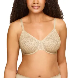 Wacoal Visual Effects Minimizer Underwire Bra (857210) - Sand