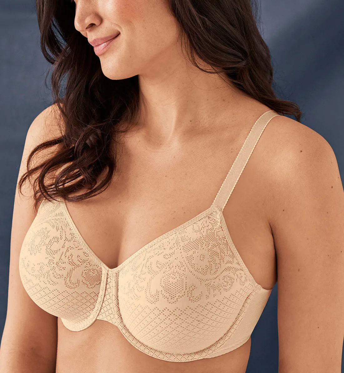 Wacoal Visual Effects Minimizer Underwire Bra (857210) - Sand