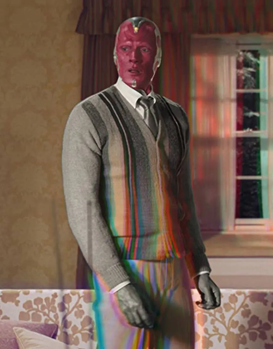 WandaVision Paul Bettany Sweater | Vision's Woolen Sweater