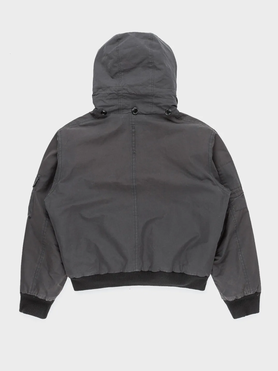 'Waves' Hooded Bomber Jacket