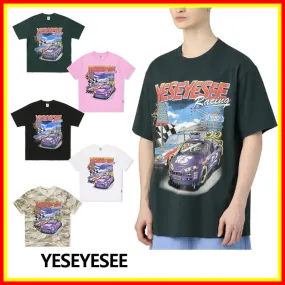 YESEYESEE  |Street Style Short Sleeves Logo T-Shirts