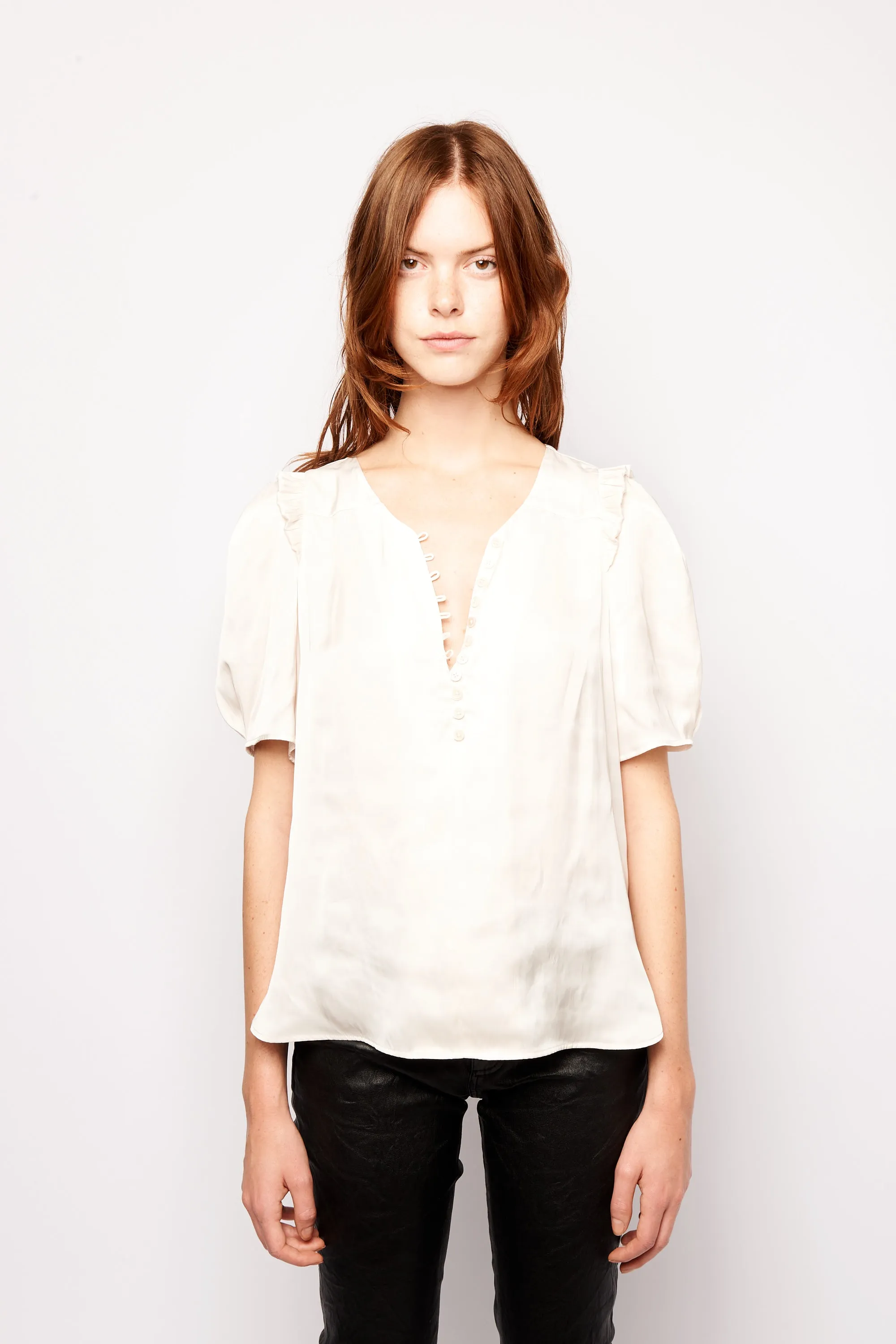 Zadig & Voltaire Twitty Satin Top